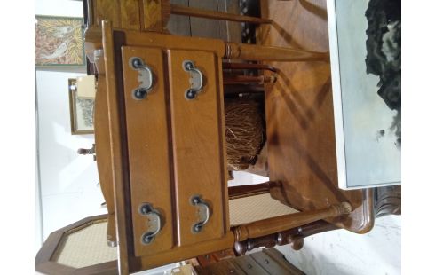 RANGEMENT HAUT 2 TIROIRS RUSTIQUE