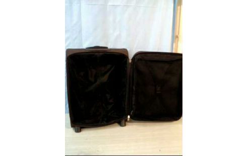 KOFFER <DELSEY> STOFF BRAUN