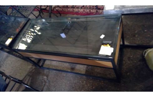 TABLE BASSE VITRINE