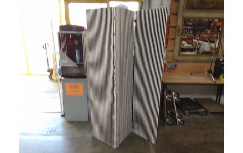 PARAVENT RAYURES NOIR BLANC