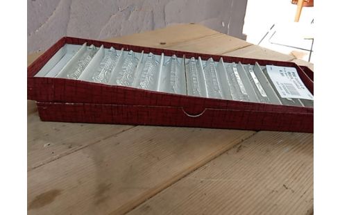 POSE COUVERTS EN CRISTAL VAISSELLE