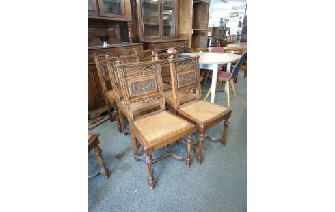 6 CHAISES HENRI II CANNES