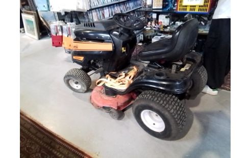 TONDEUSE TRACTEUR MTD A REDÉMARRER