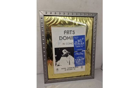 CADRE ticket de concert 87 Fats Domino