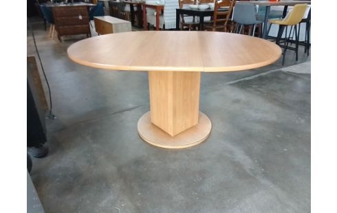 TABLE RONDE MELAMINE 1 ALLONGE EN L'ETAT