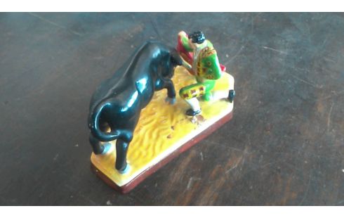 FIGURINE CORRIDA  CERAMIQUE EP 1980