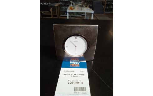 HORLOGE DE TABLE ANNEES 70 GUCCI