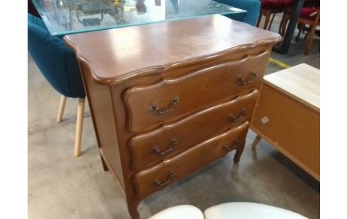 COMMODE 3 TIROIRS BOIS
