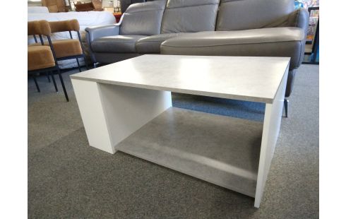 TABLE BASSE BLANCHE GRISE