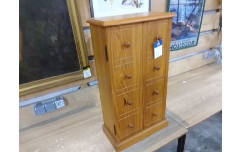 MEUBLE D'APPOINT PIN 2 PORTES