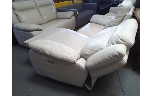 CANAPE ELECTRIQUE 2P BEIGE (PLUSIEURS GRIFFURES)