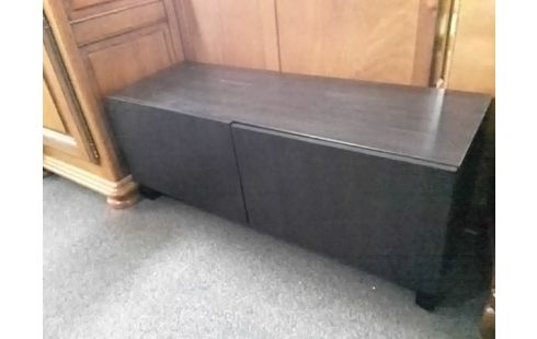 MEUBLE TV MODERNE NOIR IKEA 2P