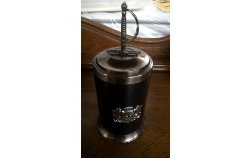 BOITE A MUSIQUE NOIR SIMILI CUIR