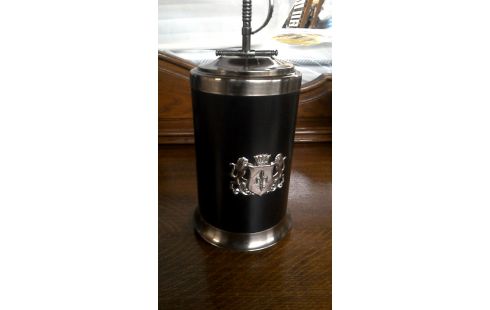 BOITE A MUSIQUE NOIR SIMILI CUIR