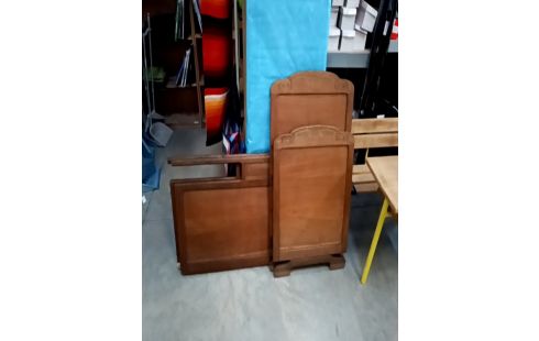 LIT BEBE ANCIEN BOIS