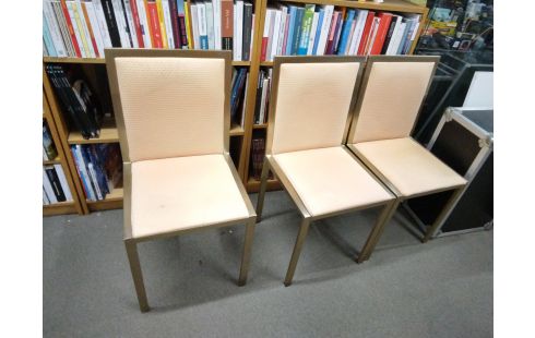 CHAISE ANNEES 80 DORÉES