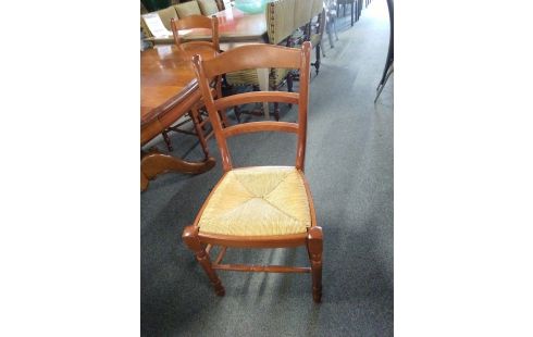 4 CHAISES HETRE PAILLE