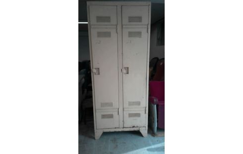 VESTIAIRE METALLIQUE  DOUBLE