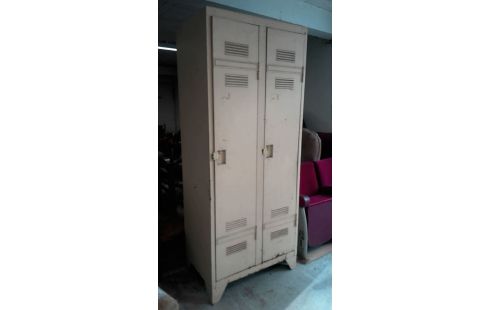 VESTIAIRE METALLIQUE  DOUBLE