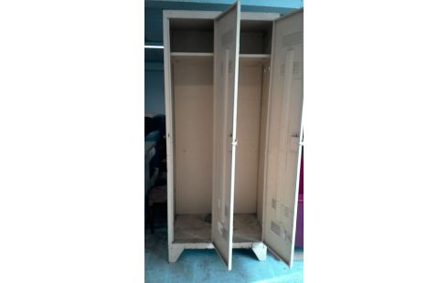 VESTIAIRE METALLIQUE  DOUBLE