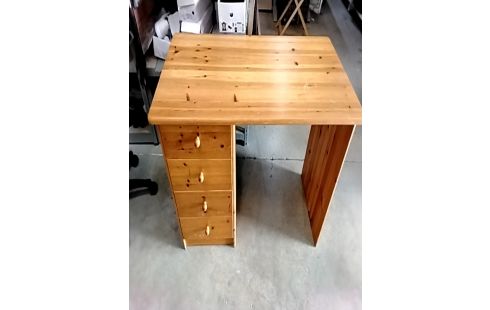 BUREAU PIN 4 TIROIRS