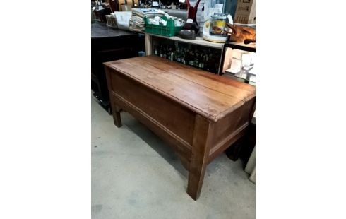 COFFRE MAIE CHÊNE MASSIF CLAIR