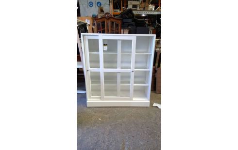 VITRINE BLANCHE IKEA 2 PORTES