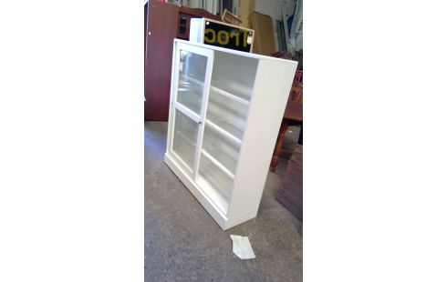 VITRINE BLANCHE IKEA 2 PORTES