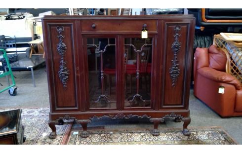 KAST, , BIBLIOTHEEKKAST CHIPPENDALE NOTENBOOM