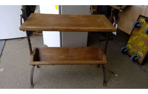 DESSERTE CHENE FER FORGE