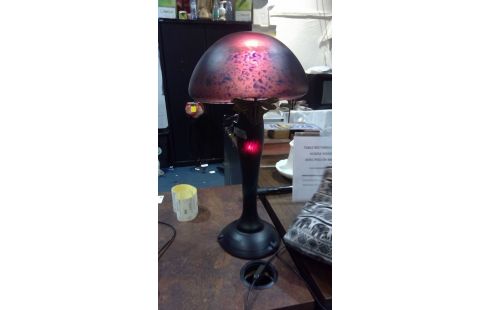 LAMPE A POSER PATE DE VERRE