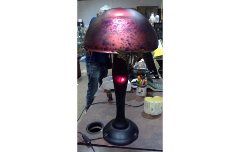 LAMPE A POSER PATE DE VERRE