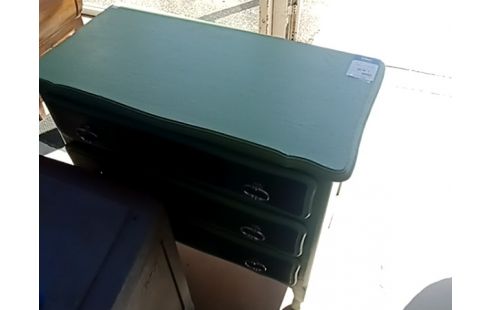 COMMODE VERTE 3 TIRROIRS