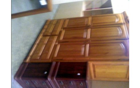 ARMARIO PINO 3 PUERTAS 4 CAJONES