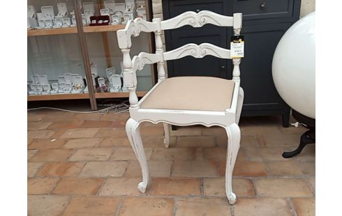 FAUTEUIL COIN DE FEU PATINE