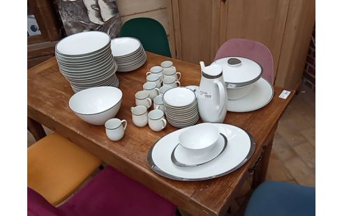 SERVICE DE TABLE+CAFE THOMAS GERMANY LISERET GRIS