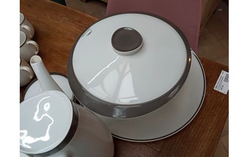 SERVICE DE TABLE+CAFE THOMAS GERMANY LISERET GRIS