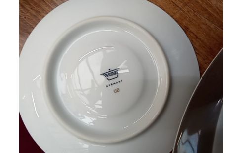 SERVICE DE TABLE+CAFE THOMAS GERMANY LISERET GRIS