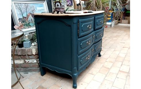 COMMODE 18ÉME BLEUE