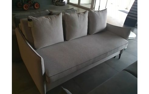 CANAPE CONVERTIBLE 3 PLACES CREME DIVA