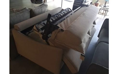 CANAPE CONVERTIBLE 3 PLACES CREME DIVA