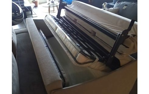 CANAPE CONVERTIBLE 3 PLACES CREME DIVA