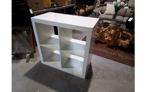 MEUBLE 4 CASES BLANC