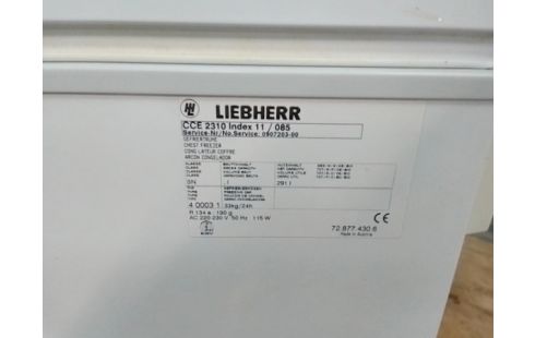 CONGELATEUR COFFRE LIEBHER 115W 291L