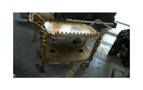 SERVIERTISCH AUF ROLLEN BAROCK