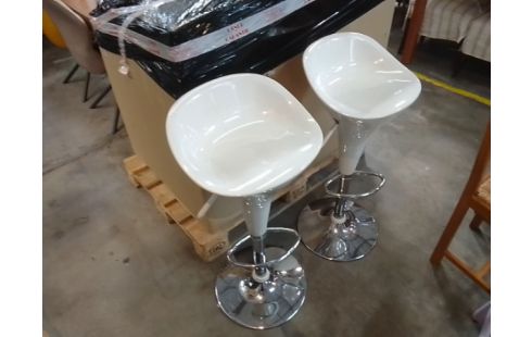 TABOURET DE BAR BLANC L'UNITE