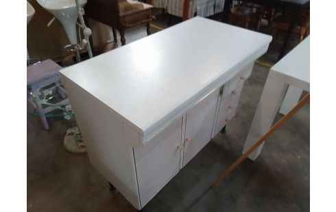 MEUBLE SALLE DE BAIN 2 PORTES 4 TIROIRS