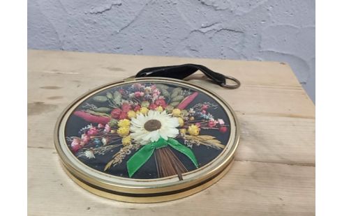 MEDAILLON FLEURS SÉCHÉES