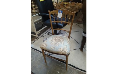 CHAISE ITALIENNE BOIS DORE