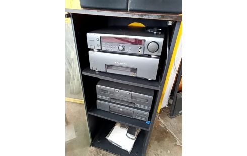 CHAINE HIFI 4 ÉLÉMENTS PIONEER+ MEUBLE+ACC RSV